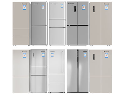 现代电冰箱3d模型 现代电冰箱