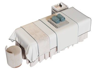 新中式美容床 按摩床