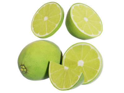 现代青柠檬 水果