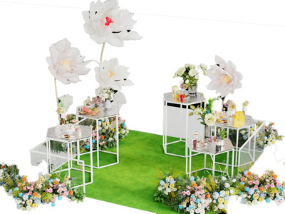 现代花卉植物美陈 户外装置3d模型 现代花卉植物美陈 户外装置