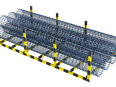 现代钢架 建筑材料钢筋笼3d模型 现代钢架 建筑材料钢筋笼