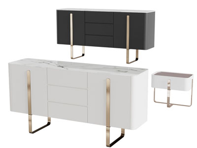 现代轻奢玄关柜 边柜3d模型 现代轻奢玄关柜 边柜