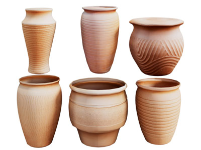 现代陶艺器皿 摆件组合3d模型 现代陶艺器皿 摆件组合