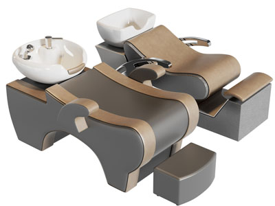 现代理发店洗发床 按摩床