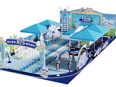 现代企业展览展厅3d模型 现代企业展览展厅