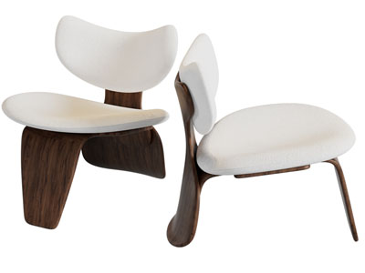 侘寂风休闲椅子