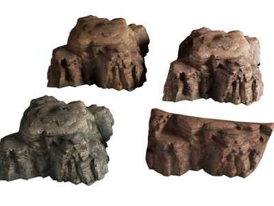 现代岩石 石头 景观石