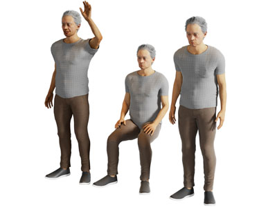 现代男人 老人 人物