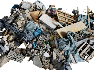 现代建筑垃圾 废旧物品 垃圾堆