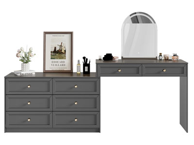 法式化妆 梳妆台3d模型 法式化妆 梳妆台