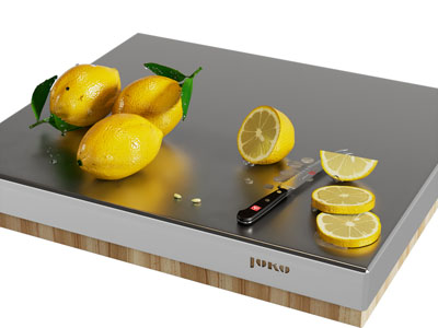 现代切开的柠檬 水果食物