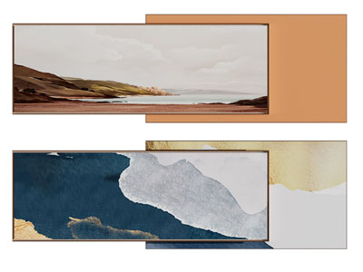 现代装饰挂画3d模型 现代装饰挂画