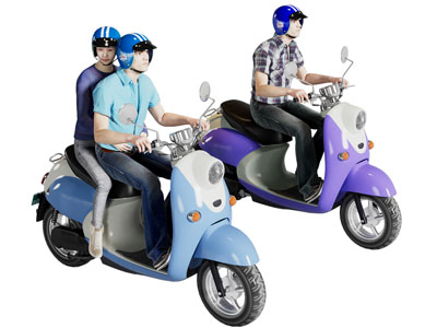 现代电动摩托车