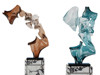 现代亚克力雕塑雕刻 摆件组合3d模型 现代亚克力雕塑雕刻 摆件组合