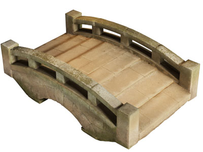 新中式石桥 园林小桥3d模型 新中式石桥 园林小桥