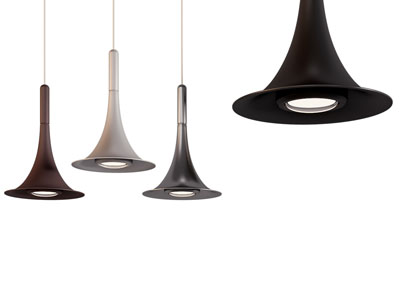 现代喇叭造型的吊灯3d模型 现代喇叭造型的吊灯