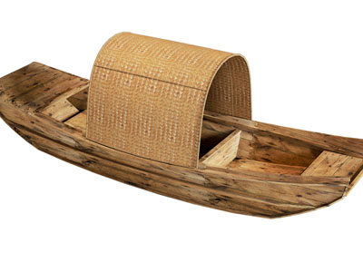 现代木船 小船 渔船