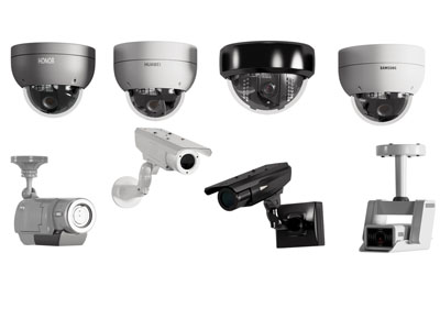 现代360监控摄像头3d模型 现代360监控摄像头