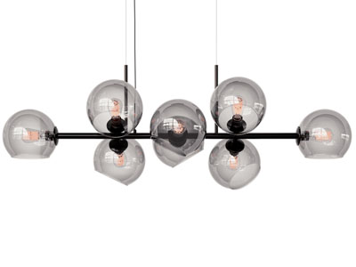 现代玻璃灯罩吊灯3d模型 现代玻璃灯罩吊灯