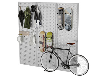 现代洞洞眼墙面植物收纳架 墙饰3d模型 现代洞洞眼墙面植物收纳架 墙饰