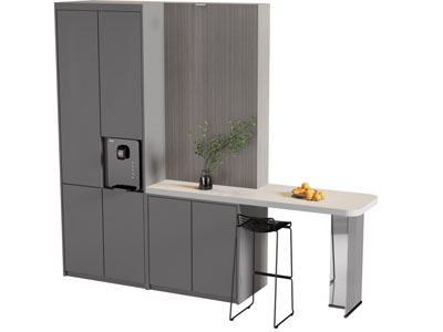 现代橱柜 吧台吧椅组合