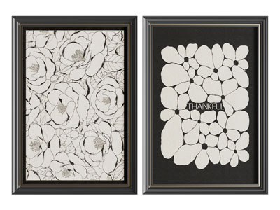 法式装饰挂画3d模型 法式装饰挂画