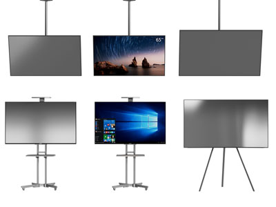 现代支架电视机3d模型 现代支架电视机