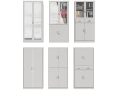 现代金属文件夹收纳柜