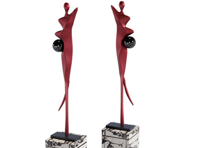 现代抽象人物雕塑雕刻 摆件组合3d模型 现代抽象人物雕塑雕刻 摆件组合