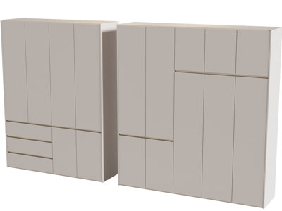 现代衣柜3d模型 现代衣柜