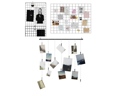 现代照片墙 墙饰挂件3d模型 现代照片墙 墙饰挂件