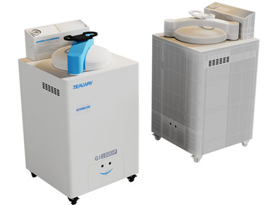 现代高压灭菌器 立式高压灭菌器3d模型 现代高压灭菌器 立式高压灭菌器