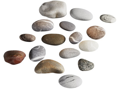 现代鹅卵石 石头 景观石头