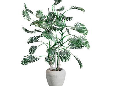 现代陶艺花盆盆景盆栽植物3d模型 现代陶艺花盆盆景盆栽植物