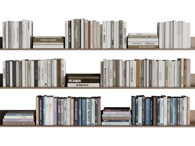 现代书本 书籍杂志 摆件组合3d模型 现代书本 书籍杂志 摆件组合
