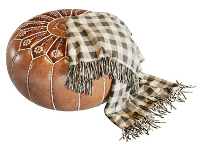 现代圆形沙发凳子