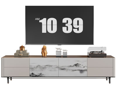 新中式电视柜 电视机