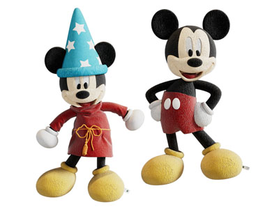 现代米老鼠儿童玩偶玩具3d模型 现代米老鼠儿童玩偶玩具