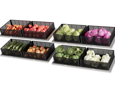 现代蔬菜收纳筐 新鲜水果蔬菜
