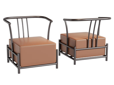 新中式休闲椅子