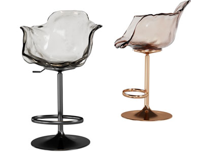 现代亚克力吧椅