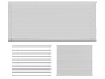 现代拉帘卷帘 百叶窗帘3d模型 现代拉帘卷帘 百叶窗帘