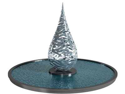 现代城市雕塑雕刻小品 水景3d模型 现代城市雕塑雕刻小品 水景