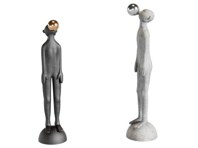 现代人物雕塑雕刻3d模型 现代人物雕塑雕刻