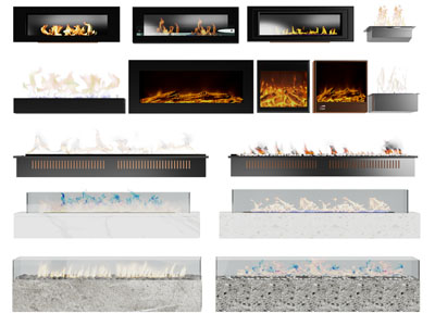 现代壁炉火炉3d模型 现代壁炉火炉