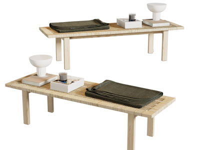 现代实木长凳子