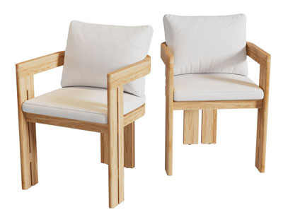 现代实木休闲椅子 餐椅