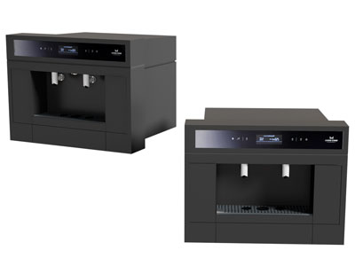 现代嵌入式咖啡机 厨房电器3d模型 现代嵌入式咖啡机 厨房电器
