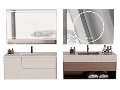 现代洗手台 镜柜 浴室柜