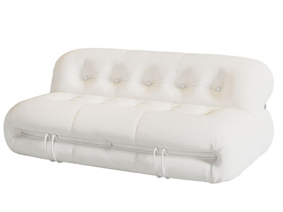 现代奶油风多人沙发3d模型 现代奶油风多人沙发